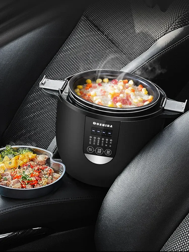 220v Multicooker Household Appliances Coocker Cookers Pot Car Home Dual-use Rice Cooker Self-driving Tour Electric Cooker Riz