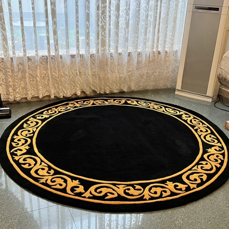 Piano-specific soundproof circular carpet pad European-style shock absorption, sound absorption and moisture-proof insulation