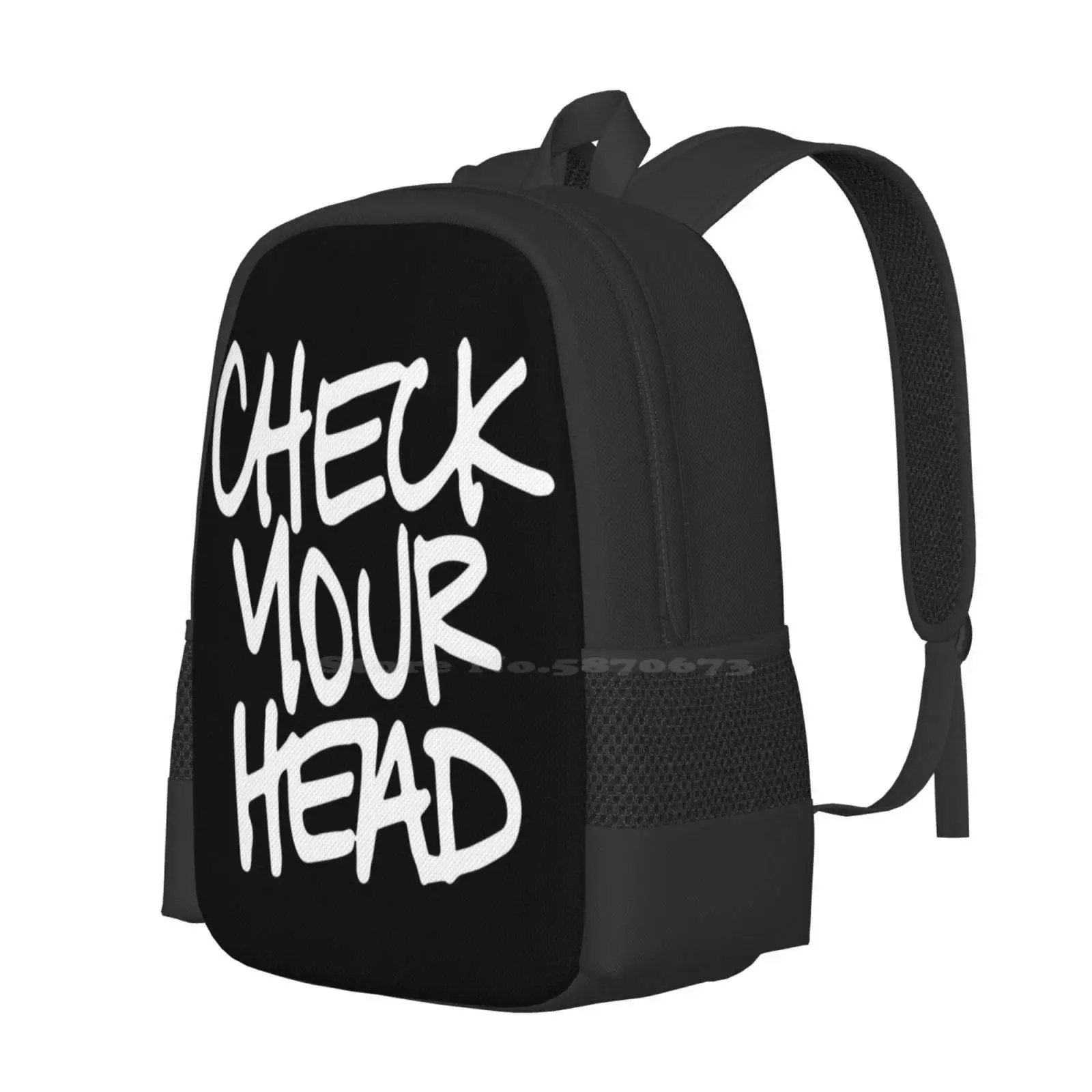 Check Your Head Hot Sale Schoolbag Backpack Fashion Bags Sabotage Ill Communication Boys Cops Videos Check Your Head Sure Shot