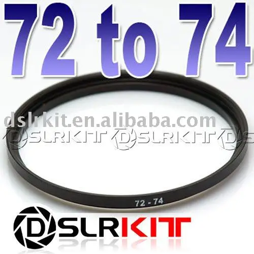 72mm-74mm 72-74 mm 72 to 74 Step Up Ring Filter Adapter