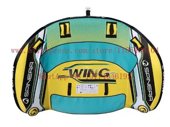 Water drag sofa inflatable water skiing drag ring 3-4 people high backrest thickened surf water cushion