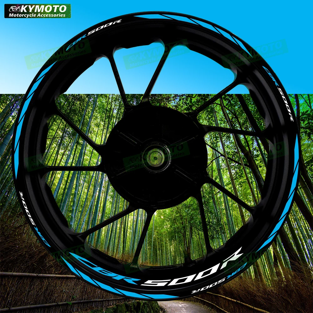 

Аксессуары для мотоциклов Honda CBR500R CBR 500R, 17-дюймовые наклейки на передние и задние колеса, модифицированные светоотражающие наклейки на ступицу