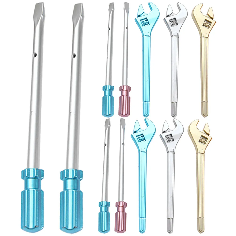 

12Pcs Gel Pen Novelty Screwdriver Wrench Shaped Decorative Ink Pens Smooth Writing Note Taking Pen for School Office Gifts