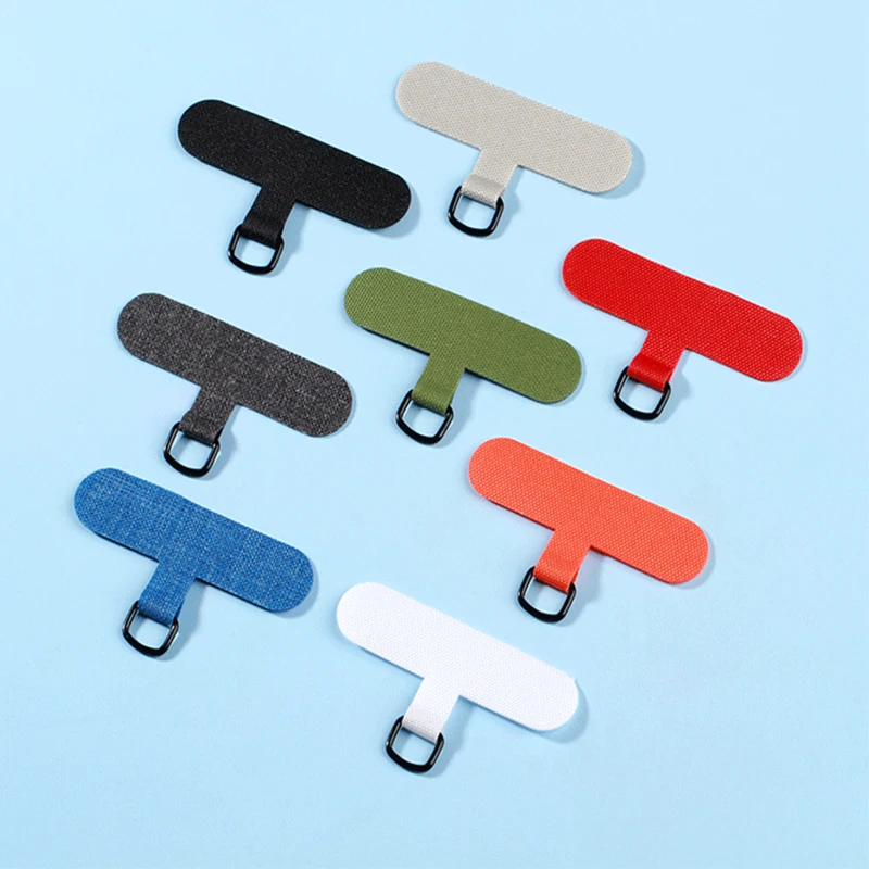 10/5/4PCS Universal Mobile Phone Lanyard Strap Gasket Anti-lost TPU Nylon Detachable Phone Hanging Cord Patch Sling Tether Pad