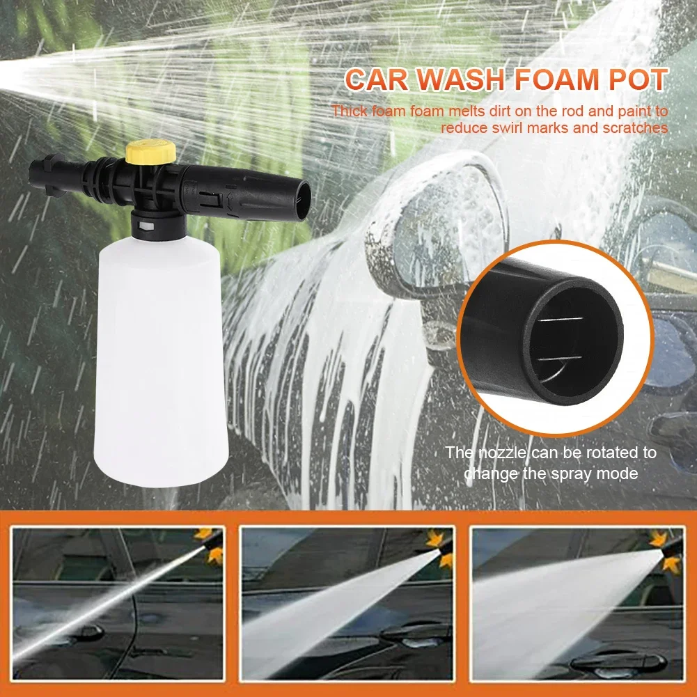 750ML Bottle Car Wash Foamer Gun Sprayer Pressure Washer Foam Pot Snow Foam Lance Cannon for Karcher K2-K7 for Karcher K Series