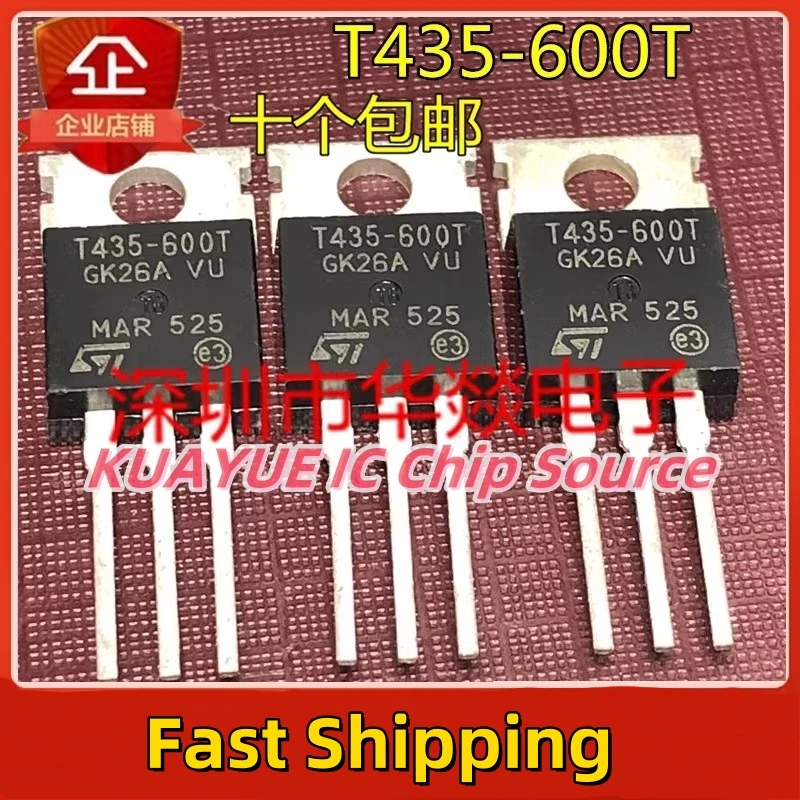 10PCS-30PCS/ T435-600T   TO-220  600V 4A  Fast Shipping Quality Guarantee