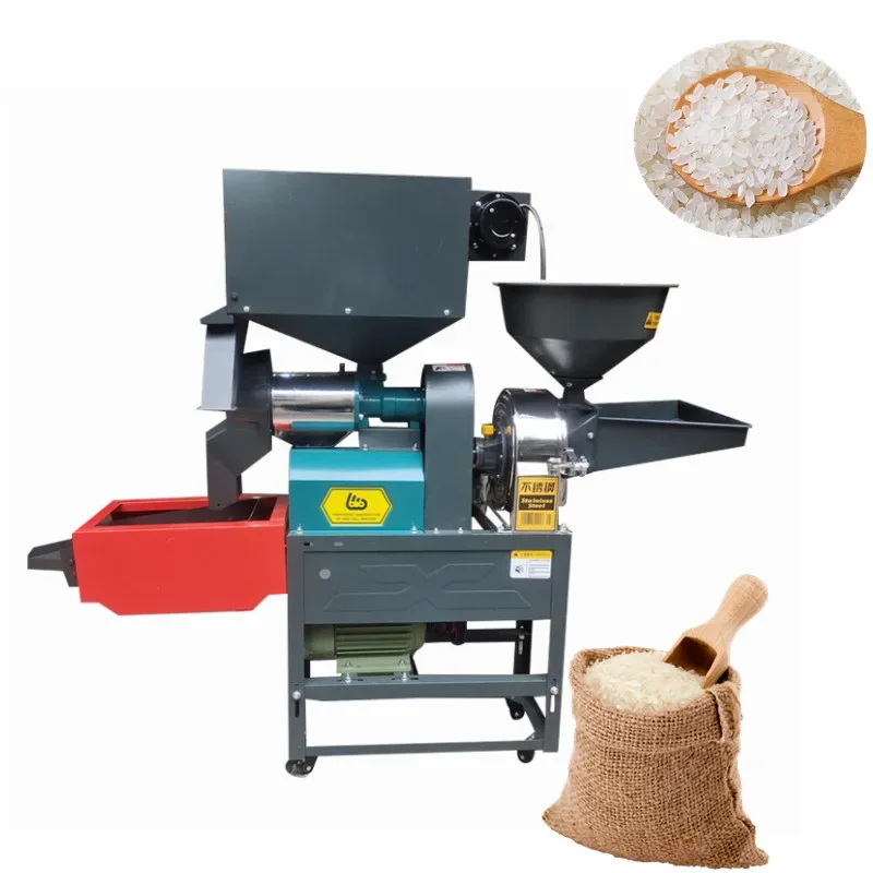 Factory Sale Easy Operation Impurities Removing Rice Husking Milling Machine Rice Processing Mills Rice Miller Husker