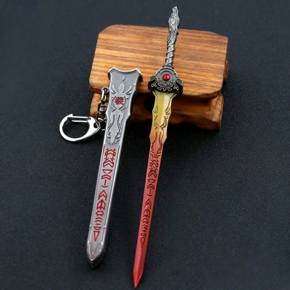 In Stock 16cm Sun Game Sword Peripherals Metal Model Japanese Samurai Sword Desktop Decoration Birthday Gift Toy Can Wholesaled