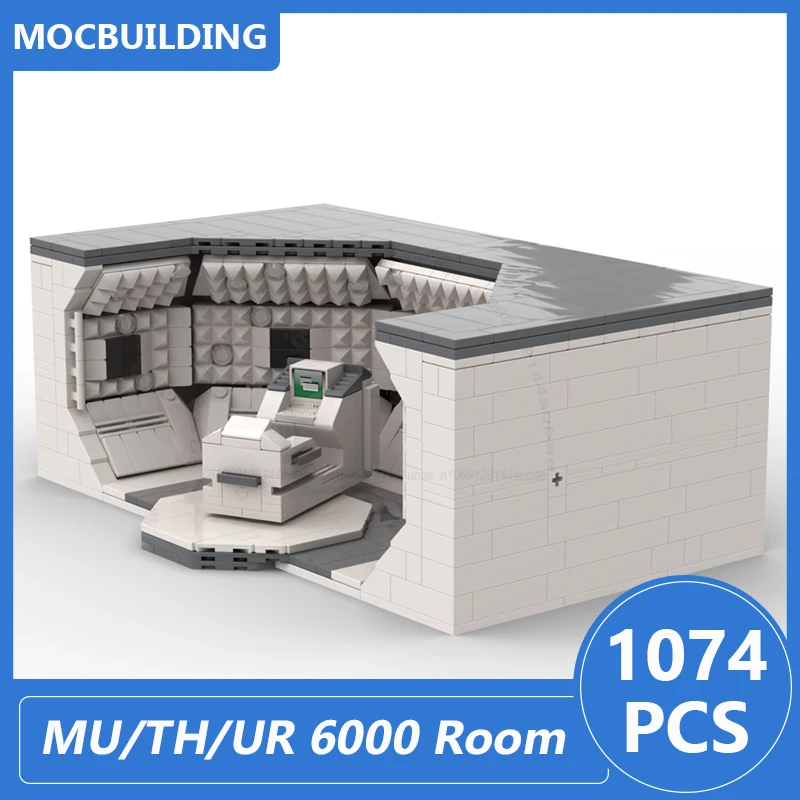 MU/TH/UR 6000 Room Moc Building Blocks Diy Assemble Bricks Architecture Display Collection Educational Xmas Toys Gifts 1074PCS