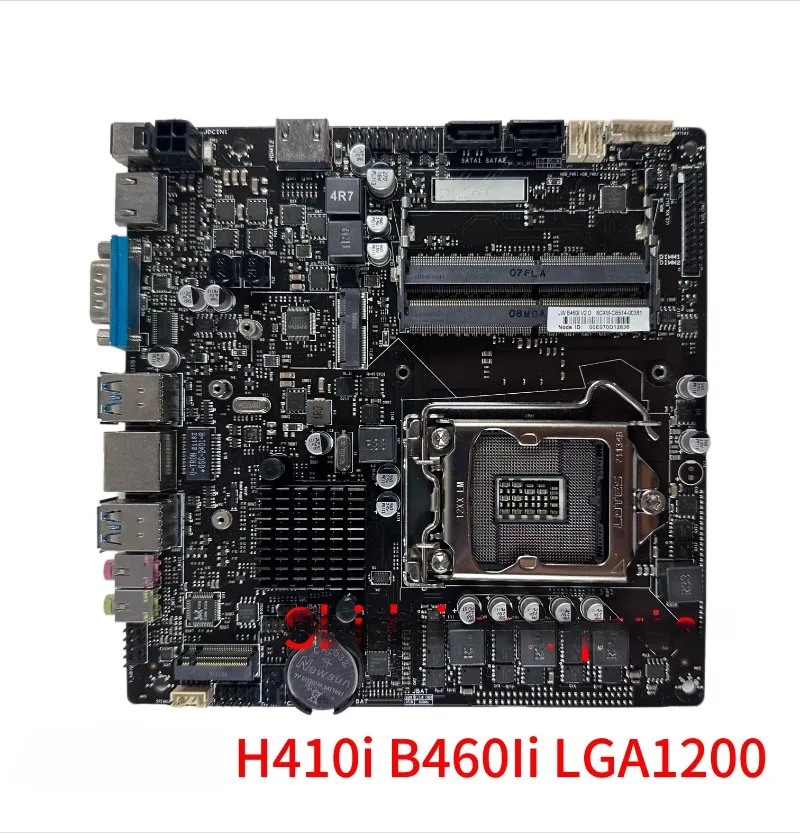 All-in-one machine mini main board B460I H410I V2.0 D4 10th generation processor M2 interface industrial  board used disassembly