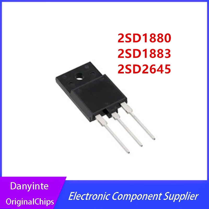 10Pcs/Lot  2SD1880  D1880 2SD1883  D1883 2SD2645  D2645 TO-3PF