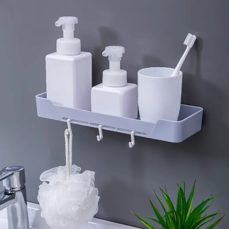 

Household Toilet Rack Wall Hanging Toilet Washstand Kitchen Toilet Wall Type Non Perforated Bathroom Storage Box