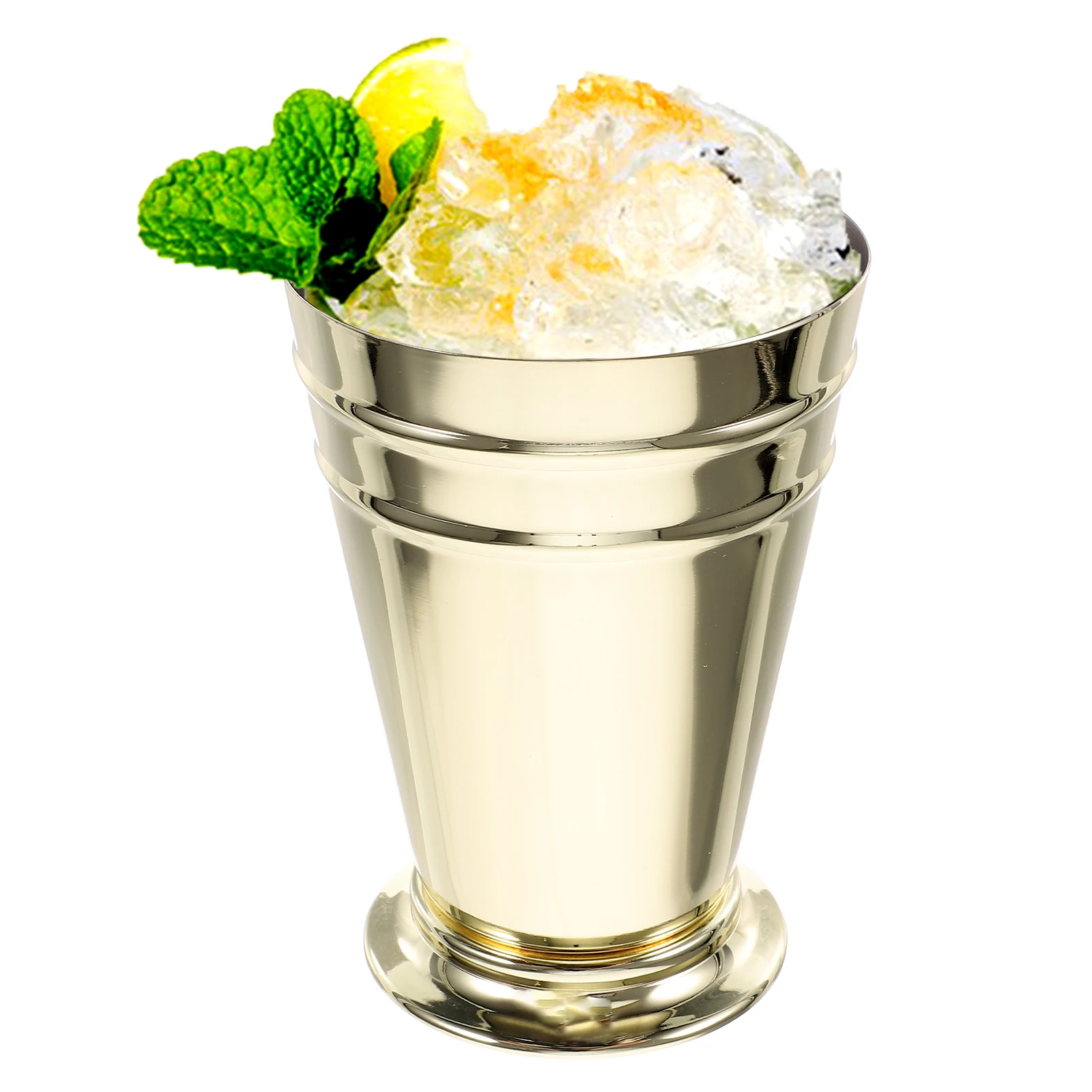 

Step Cup Stainless Steel Drinking Cups Tumbler Mugs Party Beverage Stirring Glass Crimping Small Drinks