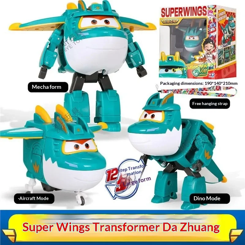 Auldey Super Wings Bucky Transformerende Robot Actiefiguur Deformatie Mecha Model Beweegbare Gewrichten Bureau Collectie Decor Speelgoed
