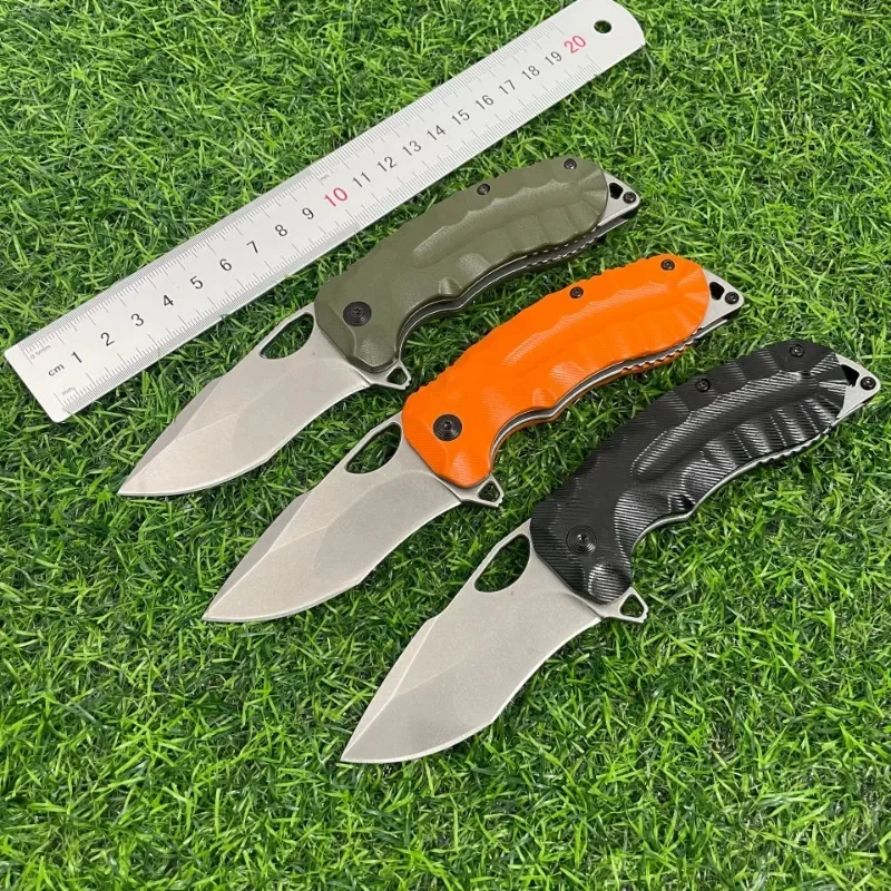 

Portable Outdoor Folding Camping Pocket Knife CTS XHP Blade G10 Handle Hunting Survival Tactical Utility Fruit Knives CNC Tools