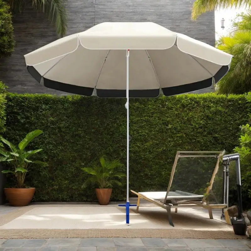 Fixing Tool for Umbrella; Adjustable Stand Holder; Plastic Beach Garden Accessory; Sun Patio Sand Anchor Spike Base.