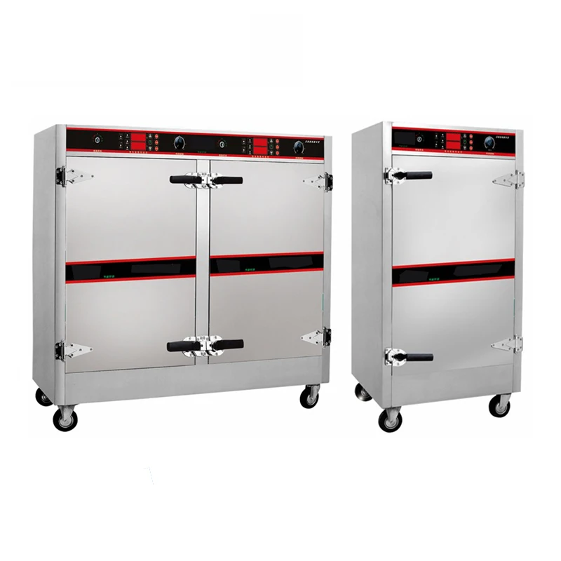 Steaming Rice Cabinet Gas Steam Cabinet Rice Steamer Commercial Kitchen Utensils Professional 12-Disc Steamer