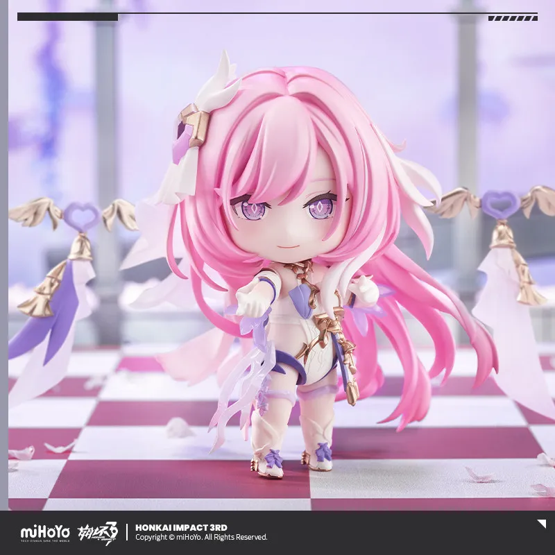 

Official MiHoYo Honkai Impact 3rd Elysia Nendoroid Figure Q Version Figure Cartoon Doll Cosplay Official Pre-sale Gift