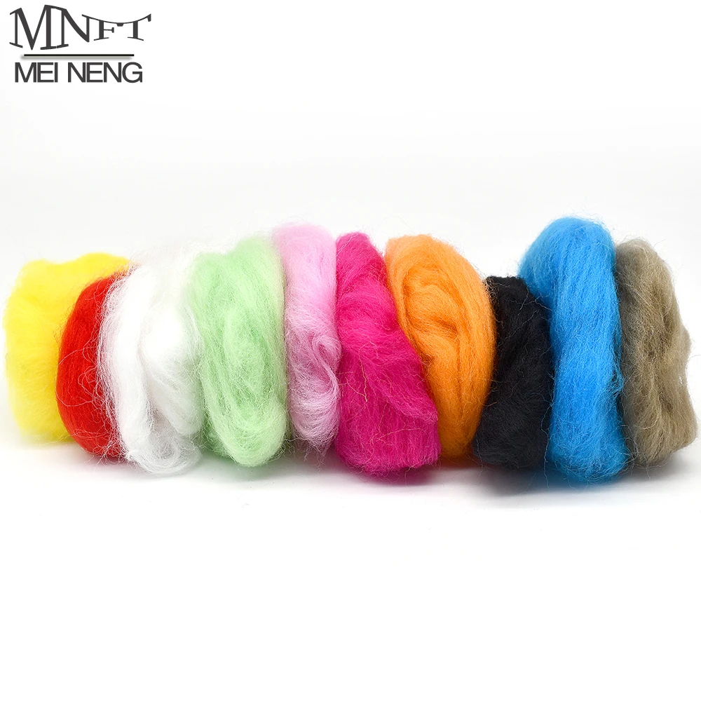 

MNFT Fishing Fly Tying Egg Yarn Glo Bug Sculpin Material - 11 Colors Available