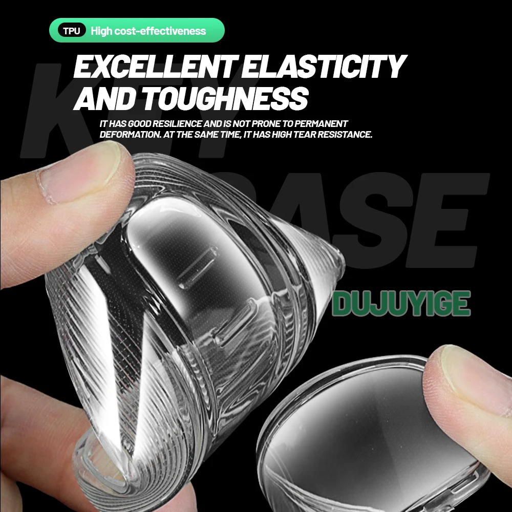 Clear TPU Car Key Case For BMW 5 Series G30 G31 F90 G38 2017-2023 Key Fob Cover Protector Shell Auto Accessories 2018 2019 2020