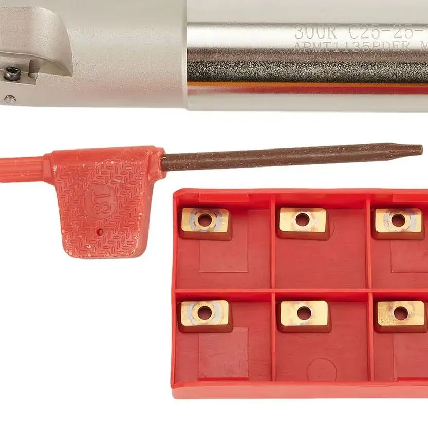 

BAP 300R C25-25-150-3F Indexable Milling Cutter + 10pcs APMT1135PDER-DP For Various Processing Environments