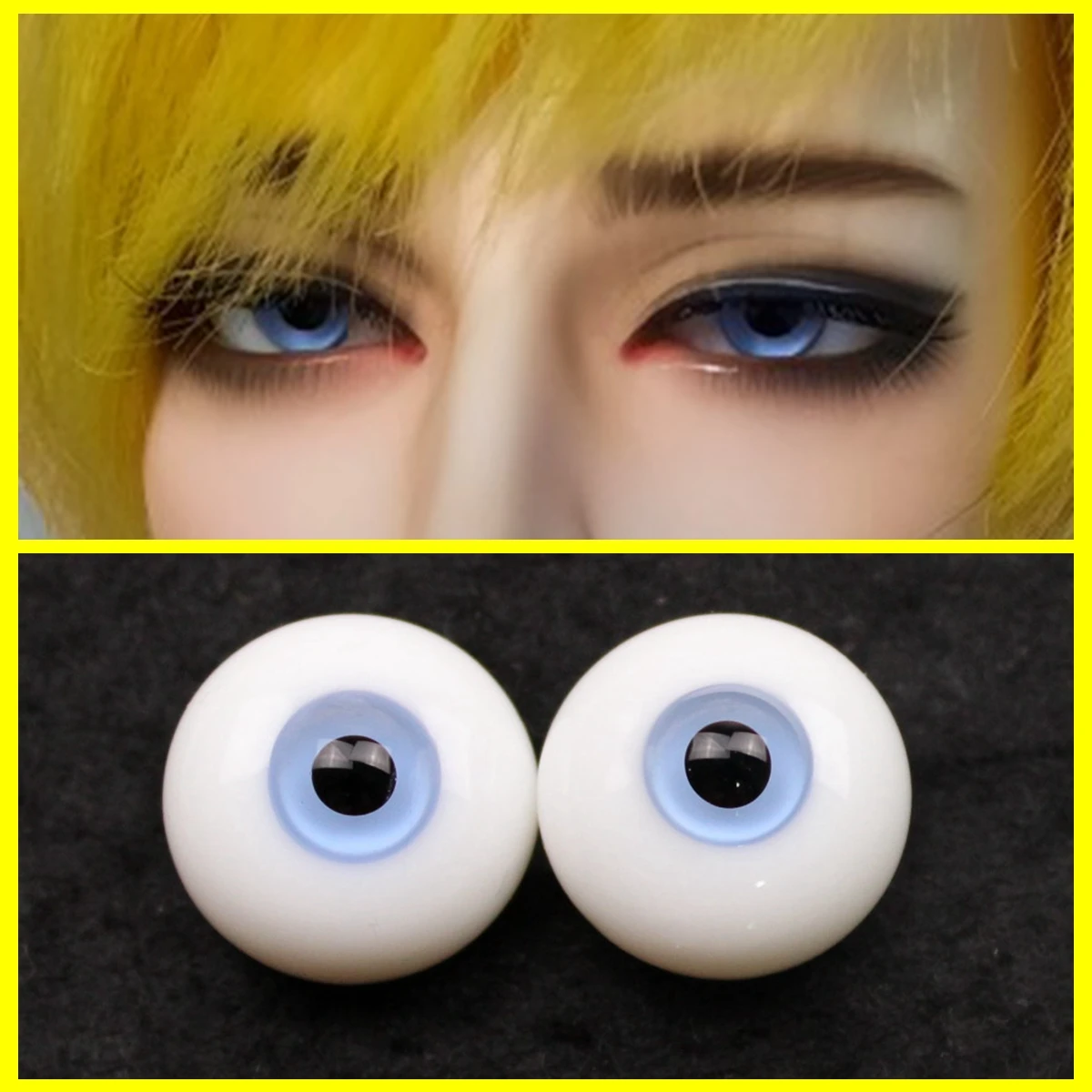 

8mm 10mm 12MM 14mm 16MM 18mm 1/4 1/3 aod dod msd yosd sd bjd doll glass eyes eyeball little small iris eyesball XXTB013