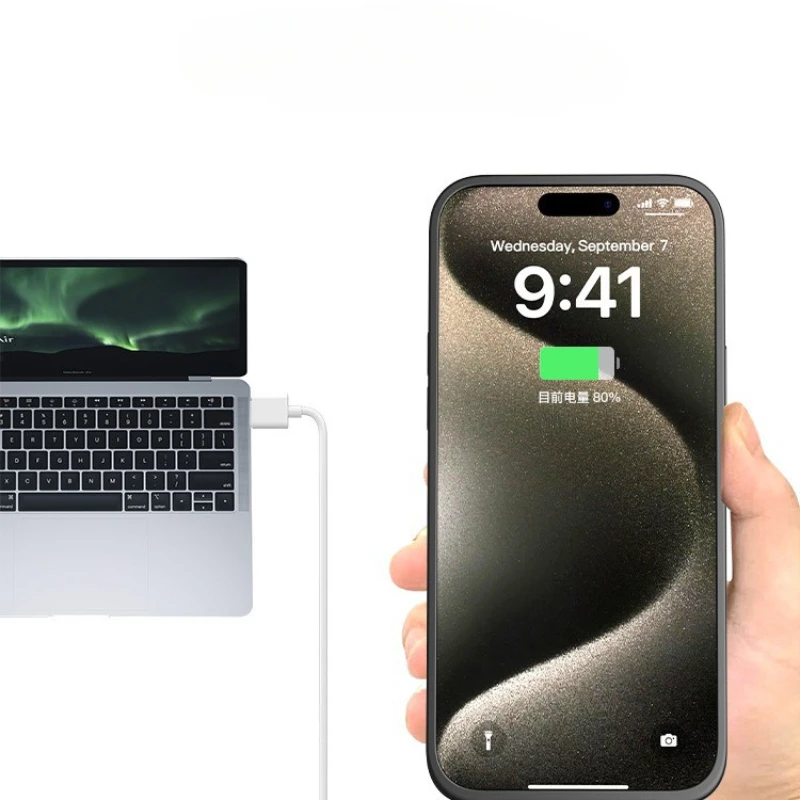 Etui zasilające 6000 Mah do Iphone 15 Pro Max Plus Pokrowiec na ładowarkę do Iphone 16 Pro Max Plus Etui na baterie