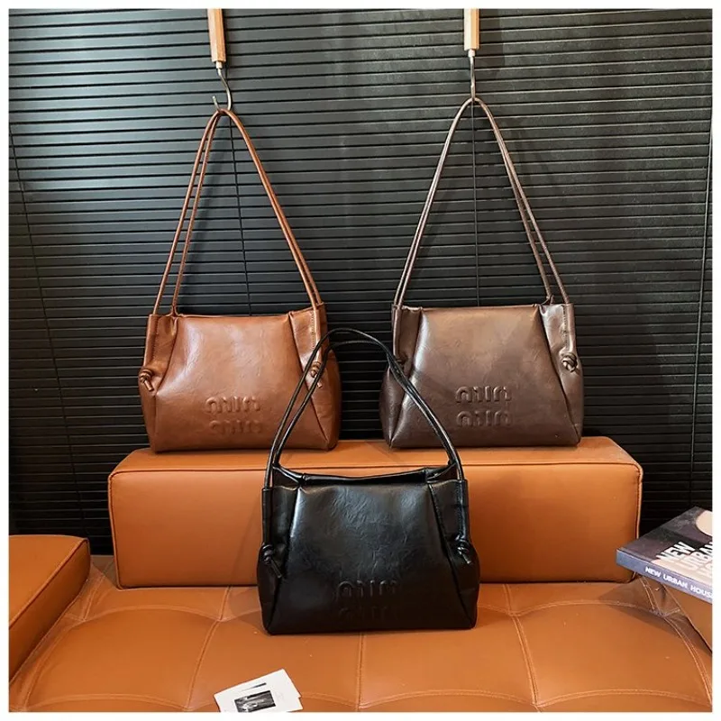 

Women's Diaper Bag High-End Minimalist Shoulder Bag Luxury Brand Famous Designer Unique Leisure Business Satchel