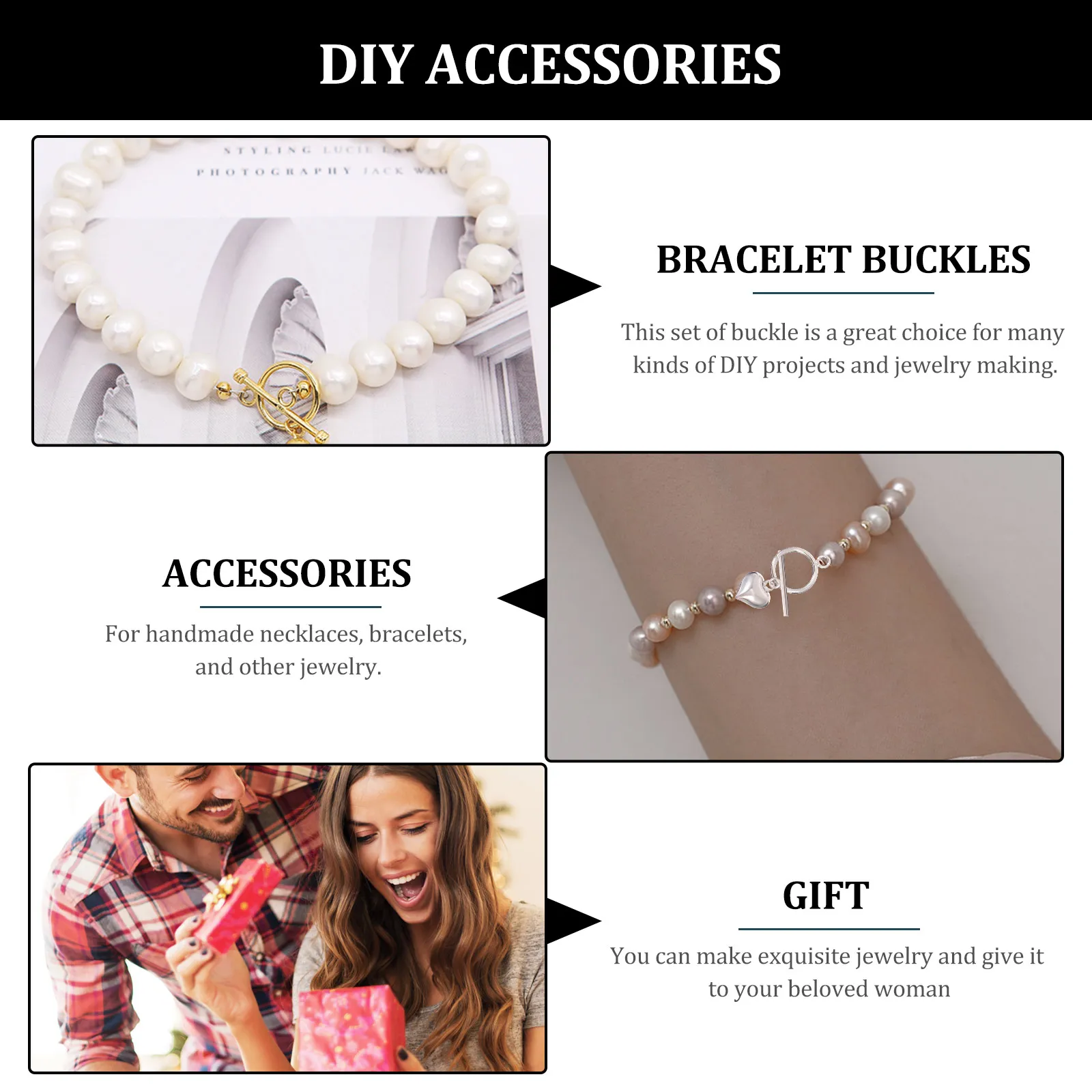 

1 set 1 Set Diy Bracelet Ot Clasp Jewelry Making Accessories Necklace Components Handmade Jewelry Findings For Diy Lovers