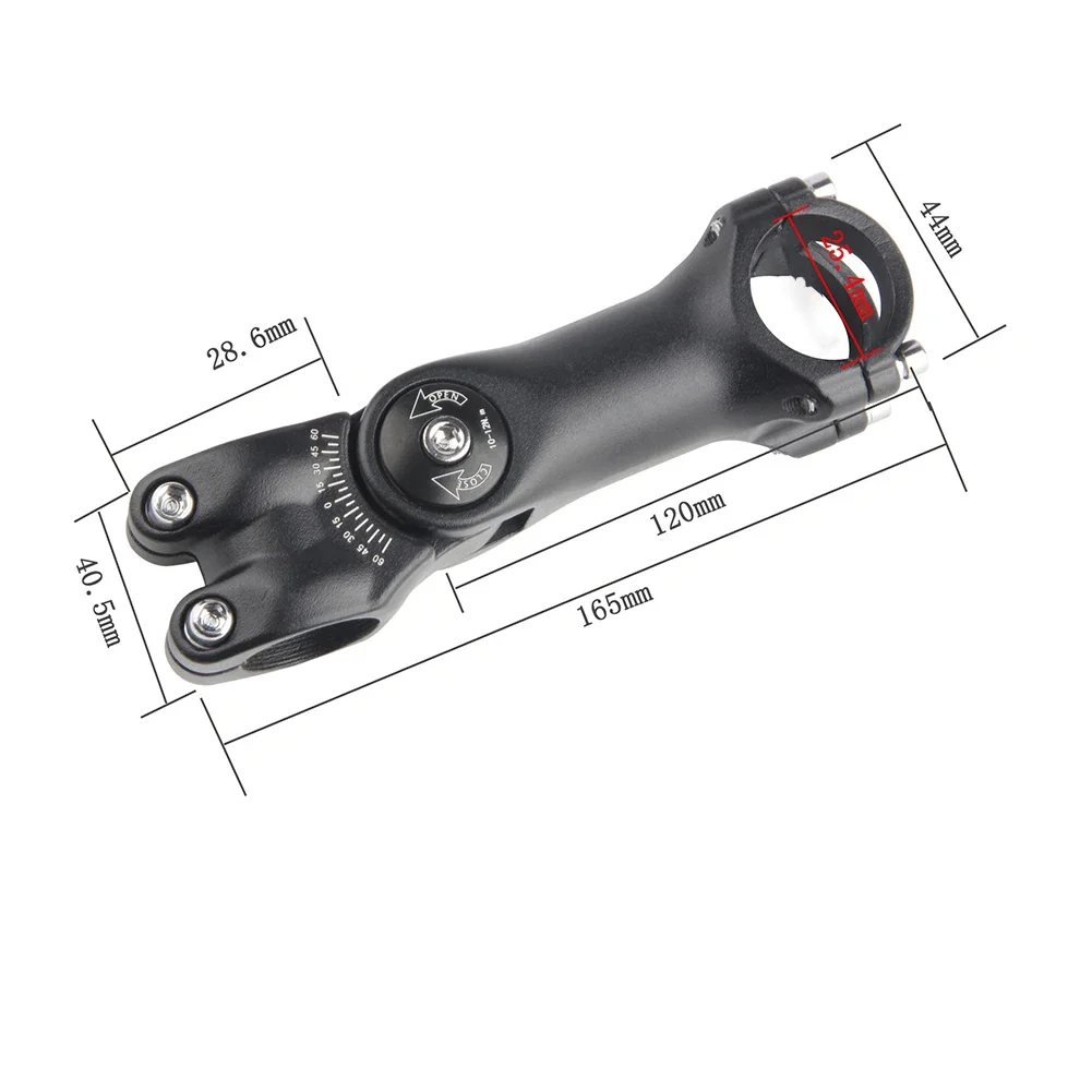 Mountain Bike Stem 25.4/31.8mm 100/120mm Urltra-Light Aluminum Alloy Forged Riser Adjustable Handle Bicycle Extension Adapter