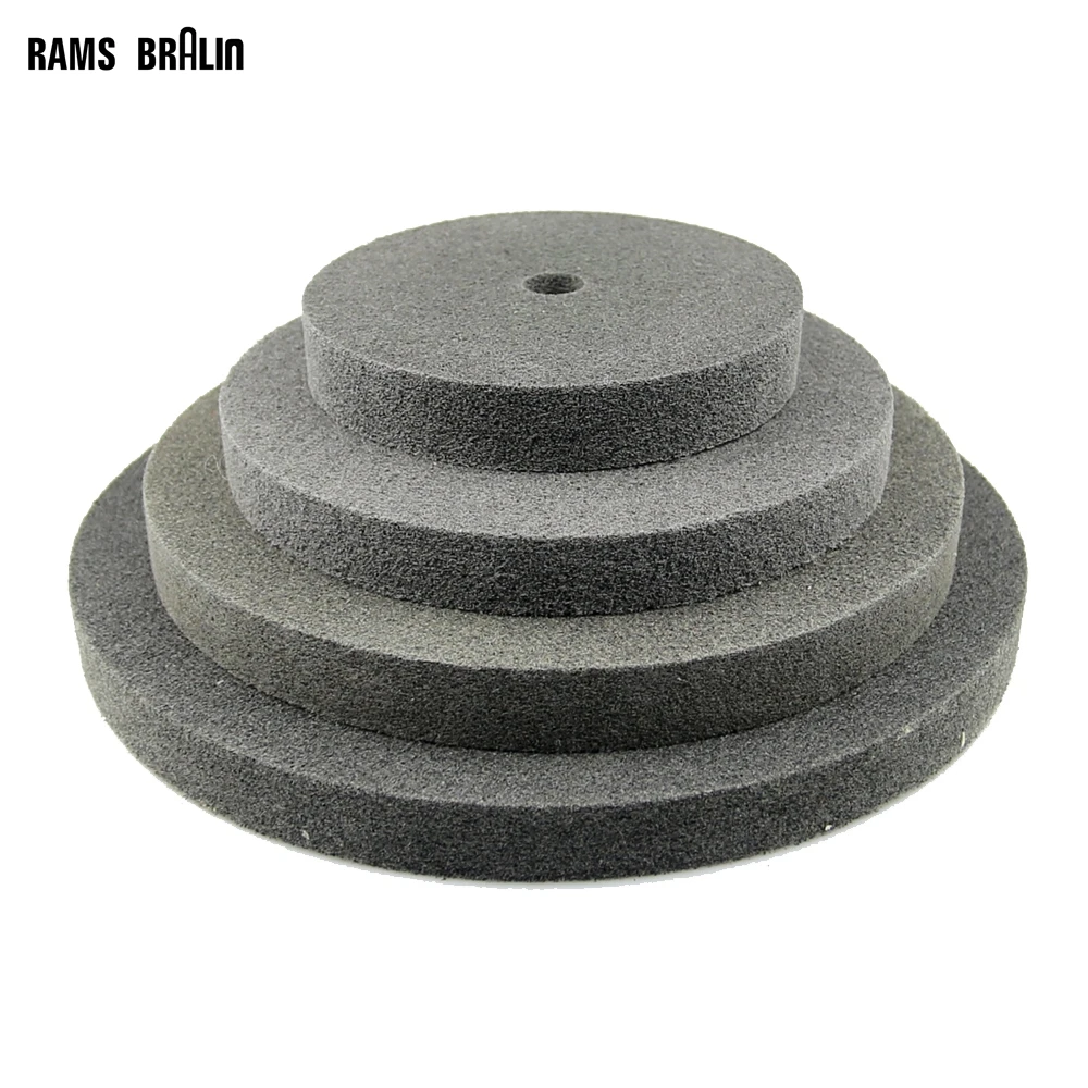 1 piece 150/200/250/300 x 25mm Nylon Fiber Polishing Wheel Non-woven Unitized Wheel