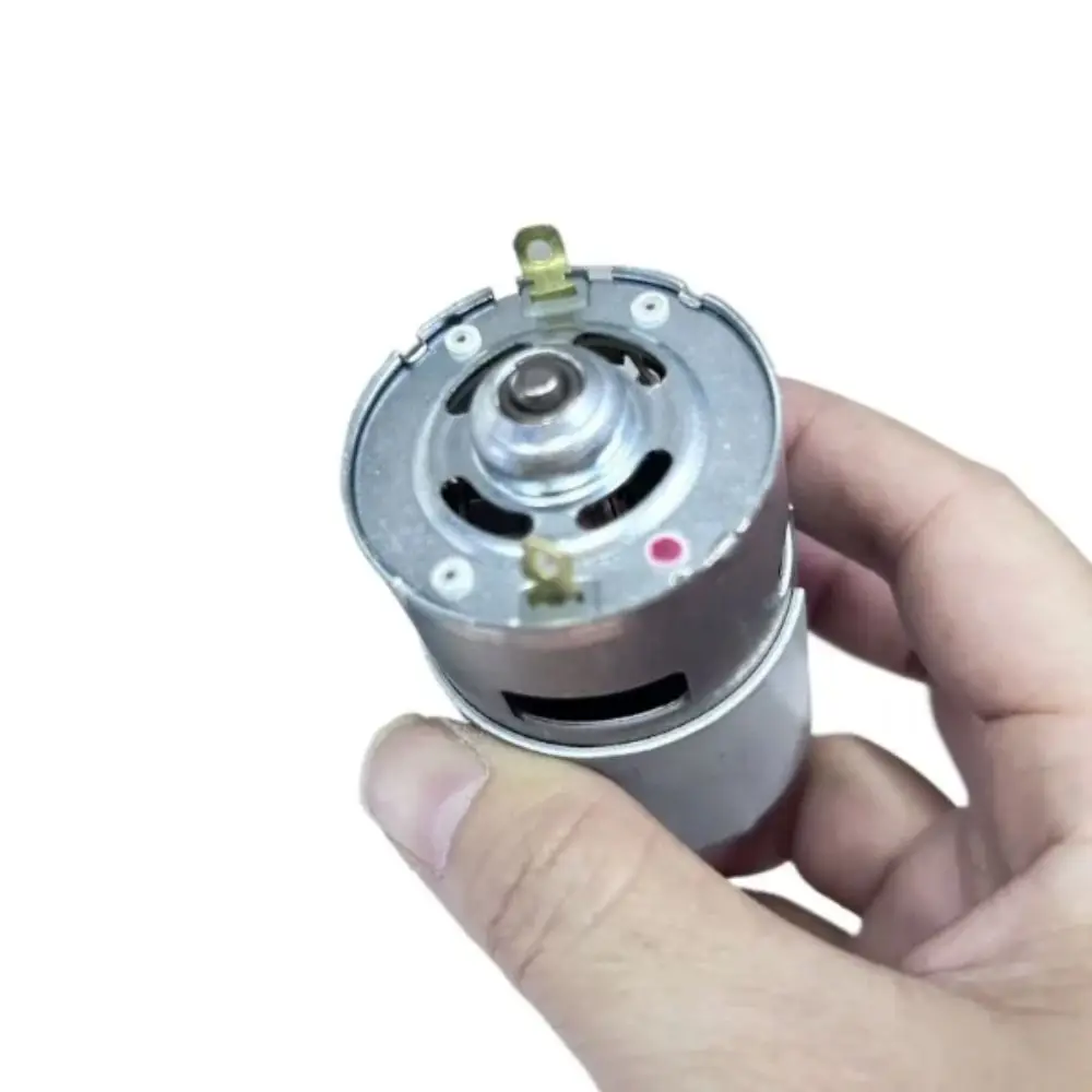 High Speed Brush Motor Small High Power Micro Electric Motor Front Ball Bearing Double Axis Silent Motor Screwdriver Drill