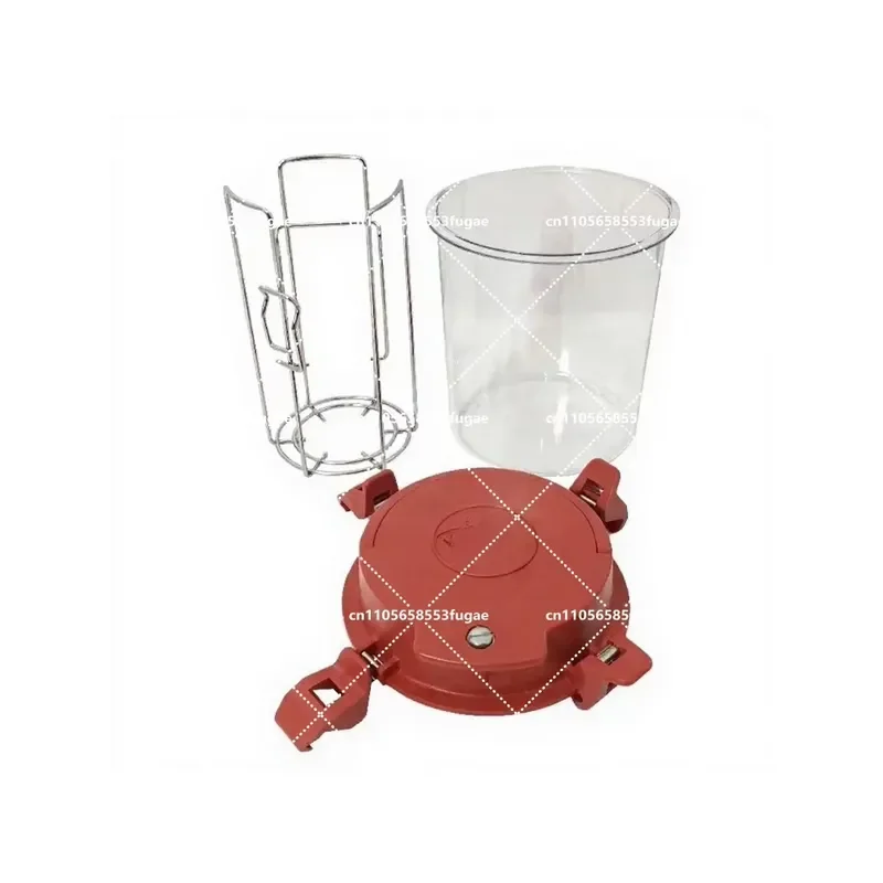 Transparent 2.5L Anaerobic Cultivation Tank Sealed Chamber for Laboratory Microbial Culture with Sheet Rack