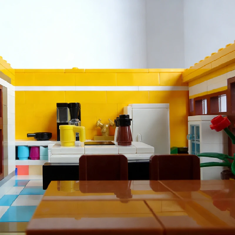 5727 ELEMENTÓW Personalizowana Restauracja MOC Modułowe Klocki Edukacyjne Kreatywne Projektowanie DIY Zabawka dla Chłopca Prezent na Boże Narodzenie