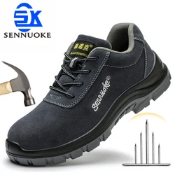 Safety Shoes Men for Work Lightweight Sport Sneakers Steel Toes Free Shipping Industria Safety Tennis for the Feet Original