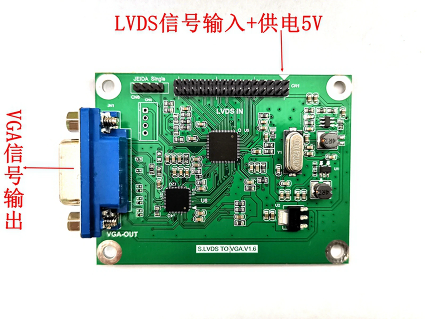 

Адаптер LVDS-VGA, Lvds-Vga поддерживает несколько разрешений на выходе 720P и 1080P