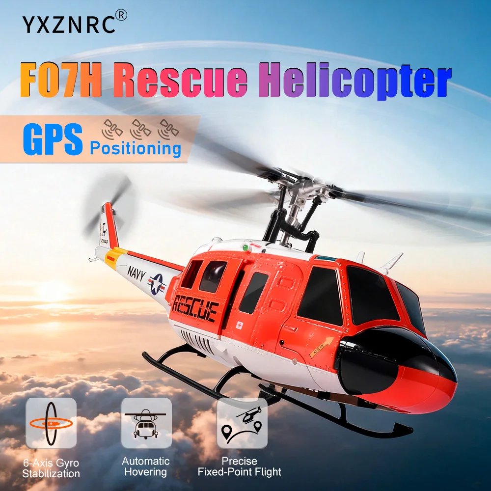 YUXIANG RC Helicopte F07H 9CH GPS Plane with 5.8G Camera Optical Flow One Key Return