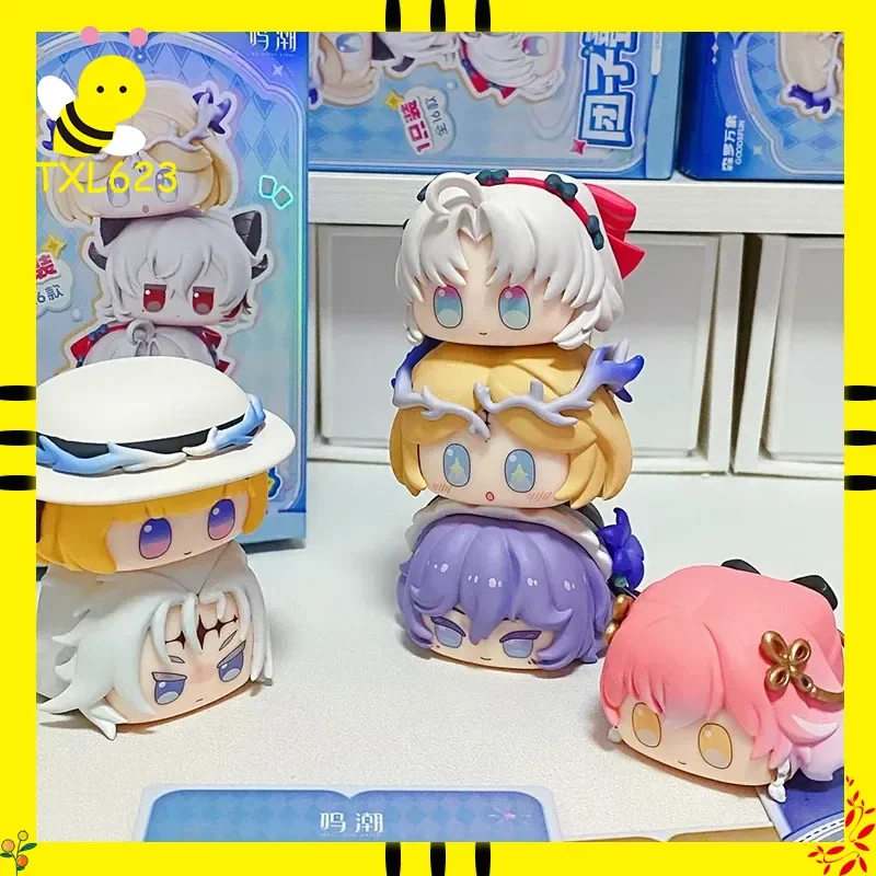 

Забавные волнистые настоящие пельмени, штабелируемая слепая коробка, кукла из бисера Moe, Cartethyia, загадочная коллекционная игрушка для модного подарка