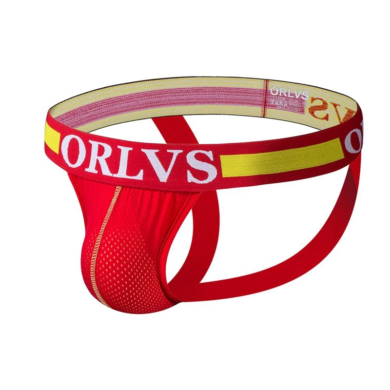 

ORLVS новые мужские трусы, сетчатые мужские стринги с низкой талией, сексуальное мужское нижнее белье, трусы, сумка для геев, Wonderjock, мужское нижнее белье-бикини