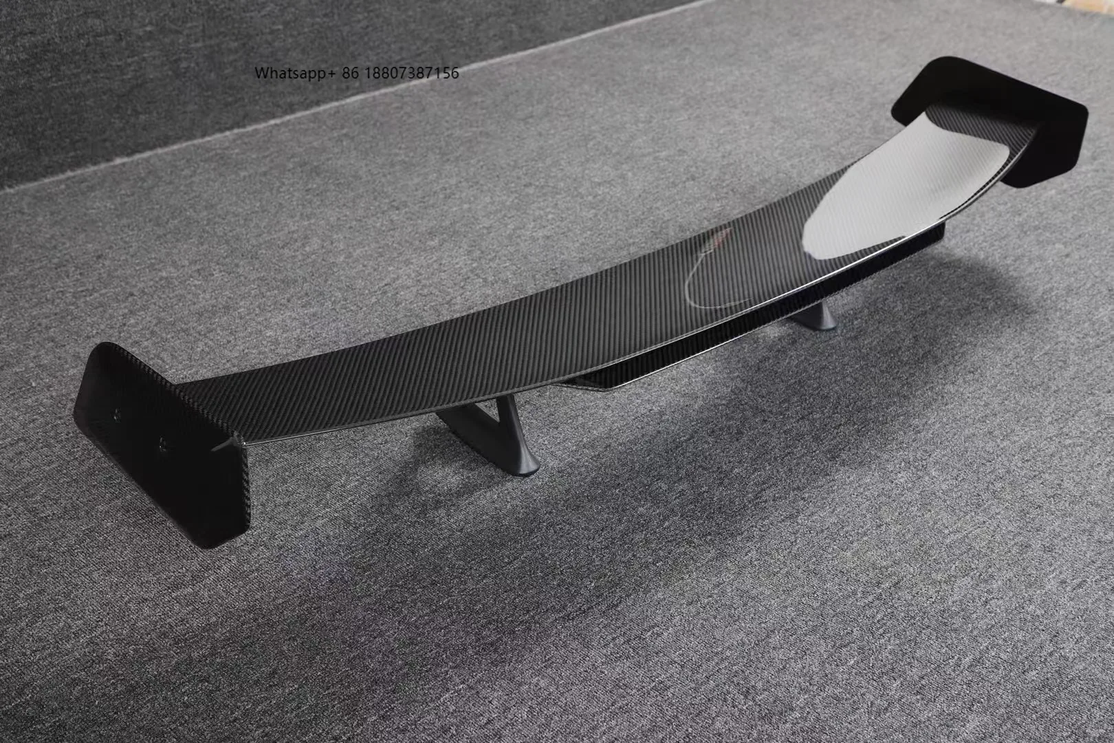 ForBMW G87 M2 Dry Carbon Fiber Goose Top Spoiler Universal Three-Box Car Spoiler with Exhaust Bumper Cut-Outs New Condition