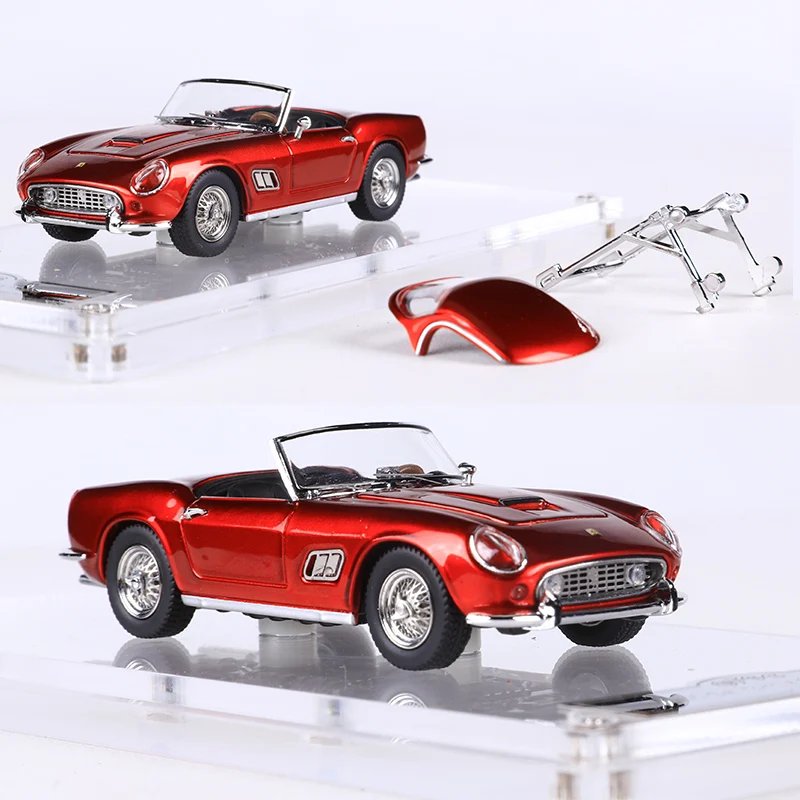 GFCC 1:64 250GT Convertible California SWB Classic Roadster Alloy Model Car