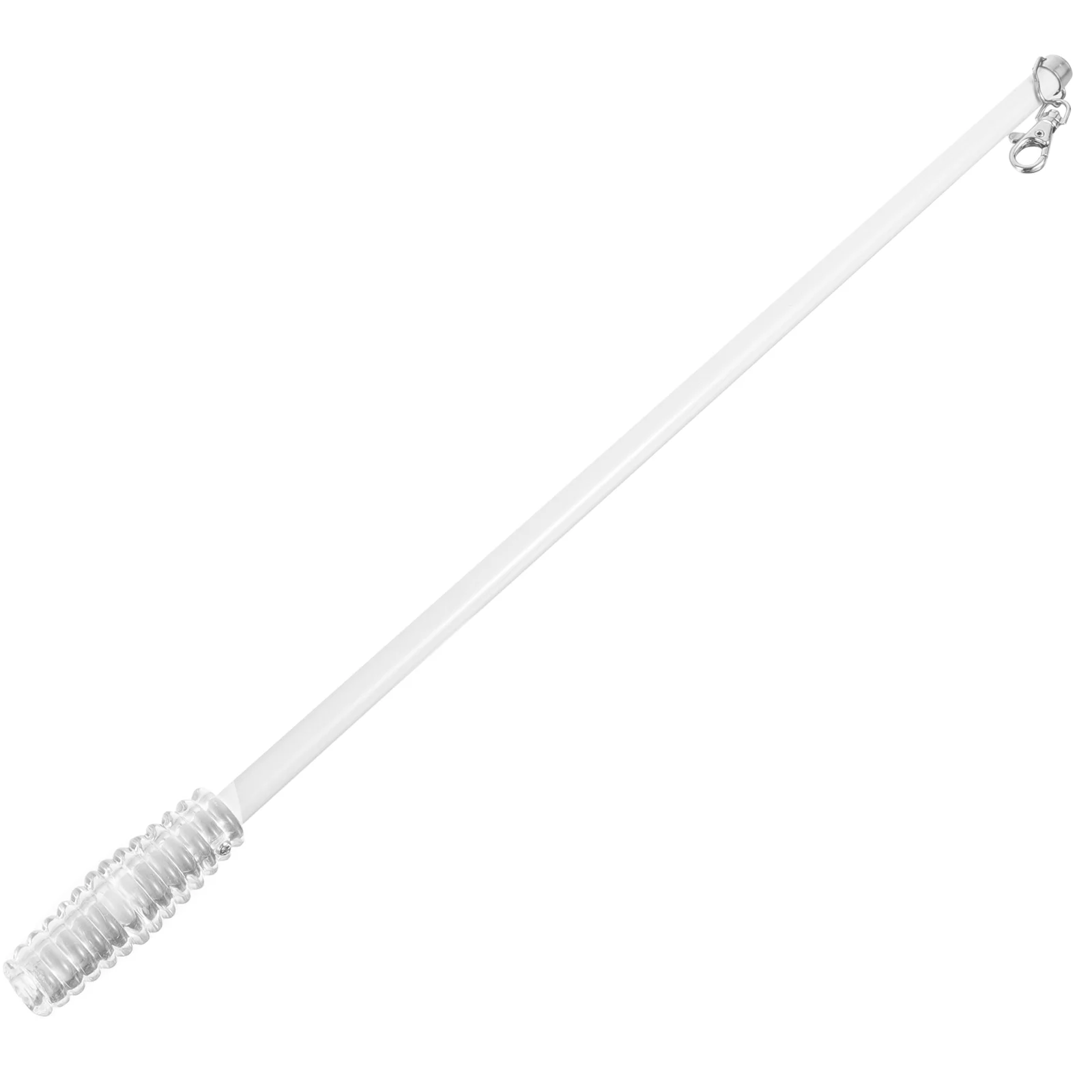 Curtain Rods for Windows Pole 21 Inch Drapery Pull Stick Wand Manual Tie 555X28CM Curtains White