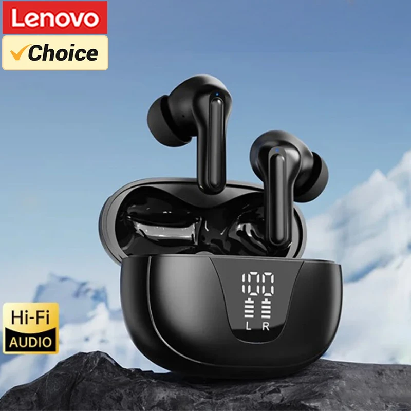 

Original Lenovo XT58 Wireless Earphones Bluetooth V5.4 Noise Reduction Gaming Headset HiFi Stereo Sound LED Display Earbuds Mic