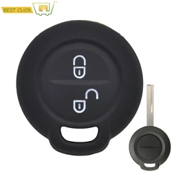 2 Button Silicone Car Remote Key Fob Shell Cover Case For Mitsubishi Colt Warrior Carisma Spacestar Skin Holder Protector