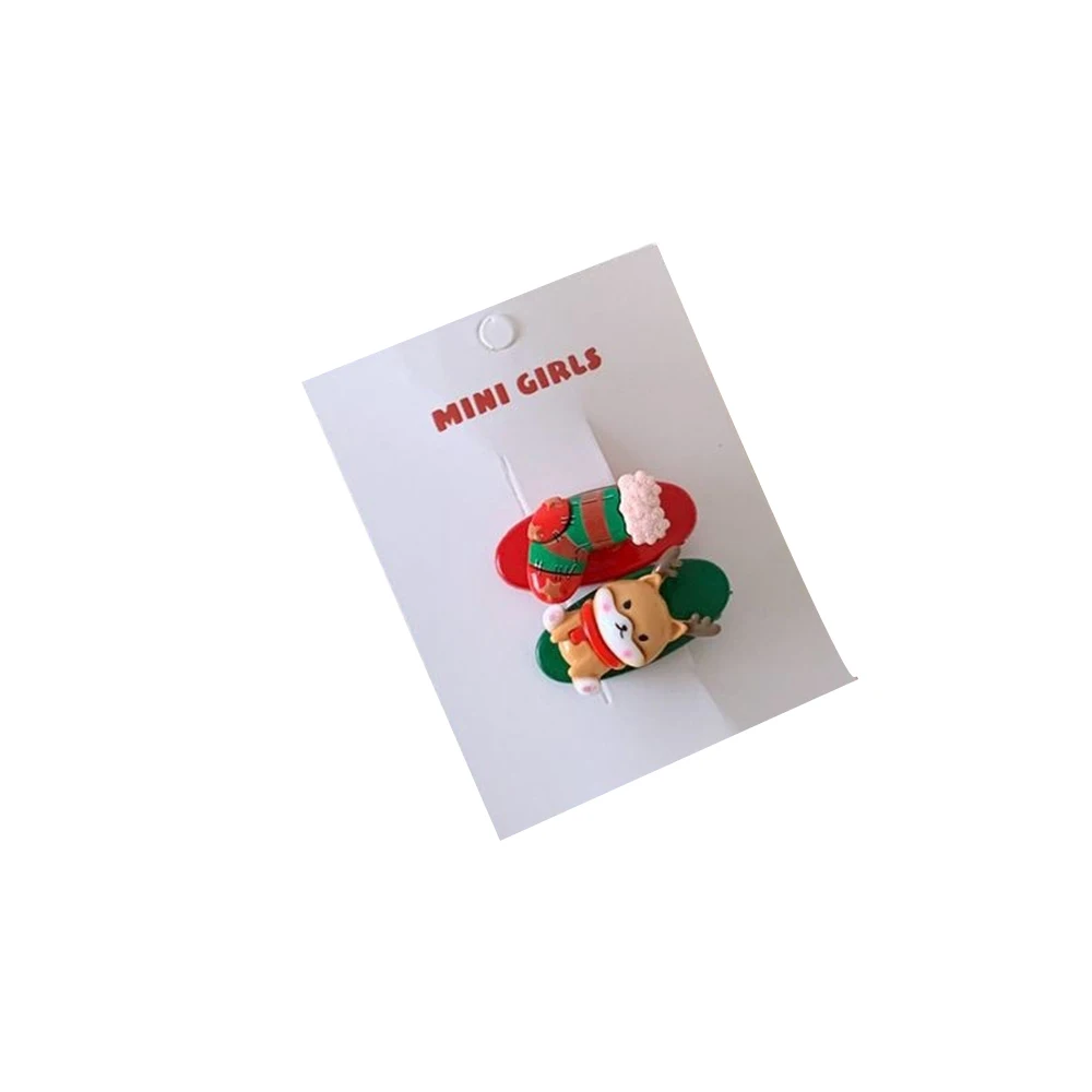 Cartoon Hairpin Unique Suitable For Of All Ages Security Versatile And Stylish Festive Reindeer Hairpin Side Clip Striking