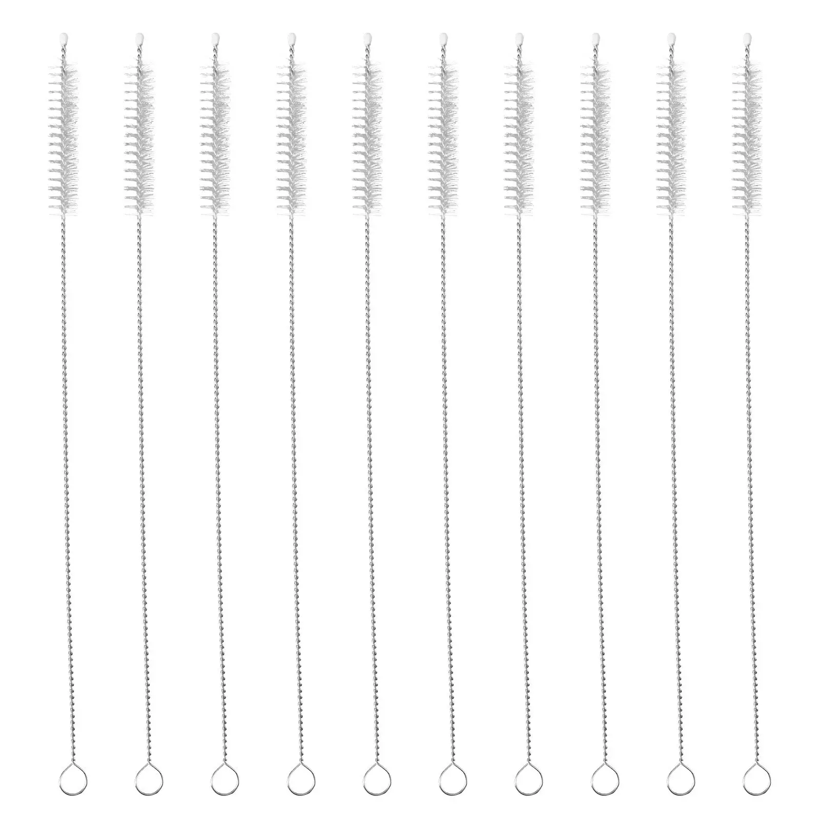 10Pcs Nylon Drill Brush Vent Pipe Cleaner Tool Drain Tube Cleaning Dredging Tool Clog Remover for Ventilation Lines