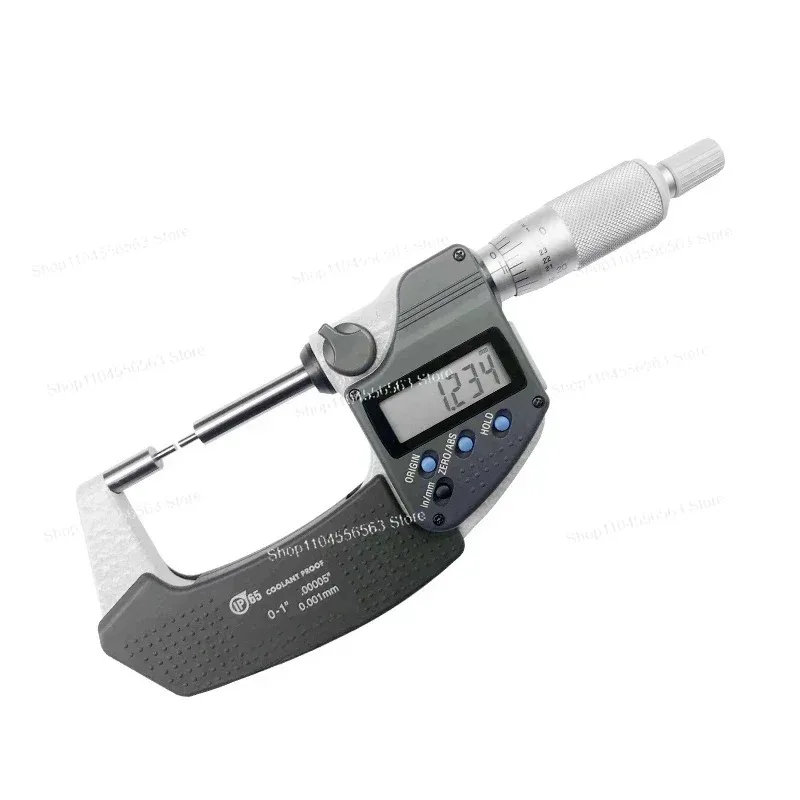 0–25 mm digitales Mikrometer, 0,001 mm Präzisions-Chrommessgerät