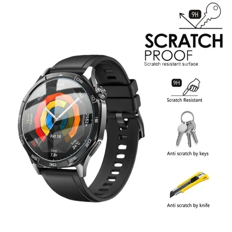 9D Screen Protector for Huawei Watch GT 5 / GT5 Pro 46mm 42mm 41mm Tempered Glass Anti-Scratch Protection Film Accessories