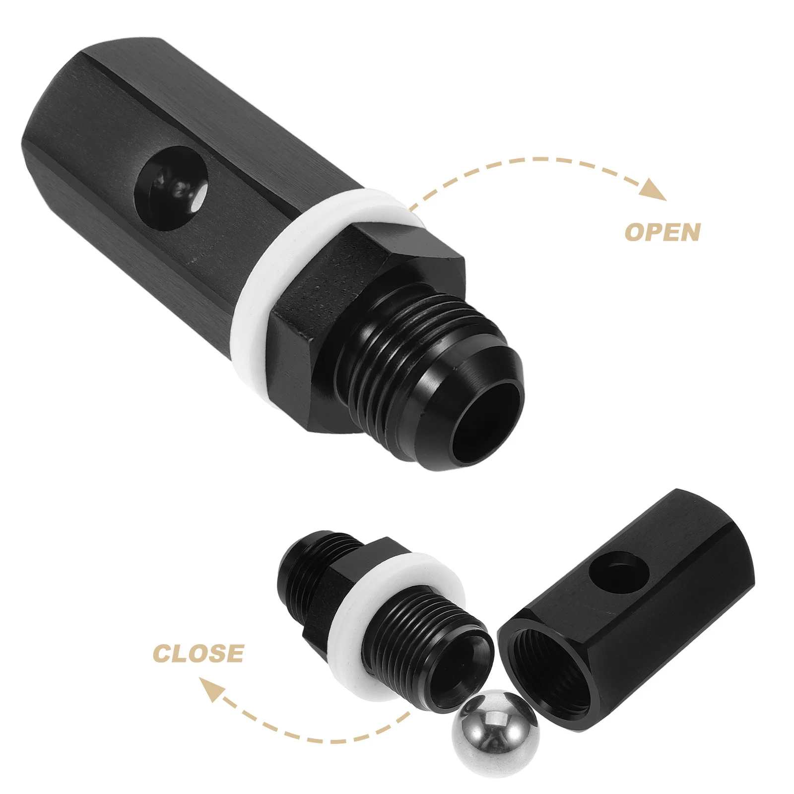 صمام تنفيس خزان الوقود المقاوم للانفجار من الألومنيوم An10 مناسب لصمام أمان العادم في اتجاه واحد لمحرك المركبات البحرية للقوارب