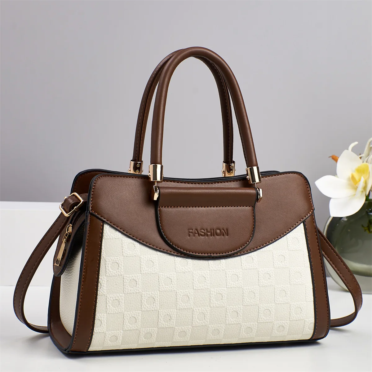 

2025 Women's Large Tote Bag - Spring Summer Crossbody Shoulder Purse for Work & Travel